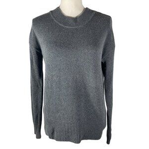 Toad&Co Recycled Denim Pullover Sweater women’s XS outdoor minimalist sustainabl